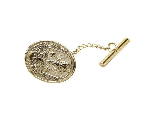 Large Tie Tack Yellow Gold