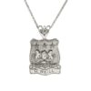 Shield Pendant Coat of Arms Jewelry Stirling Silver