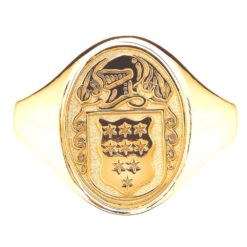 Yellow Gold Oval Ladies Coat of Arms Ring 1 kilt klit kitl klit models tratan tartan artna tarntasn tartans