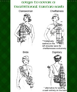 Celtic Traditions Sash Historic Example Styles