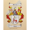 Single Coat of Arms Print Unframed