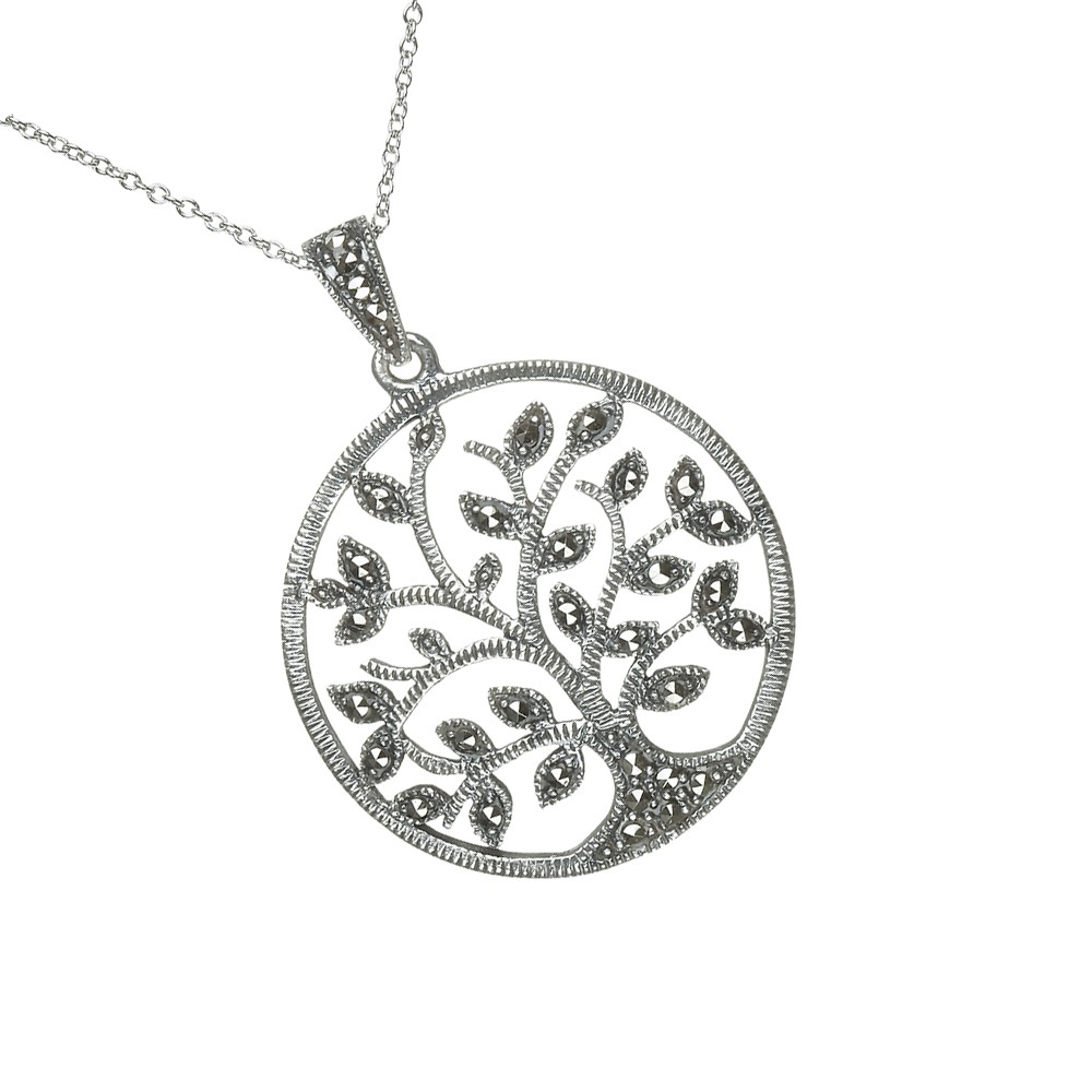 Marcasite Tree of Life Pendant Anu1005 Large