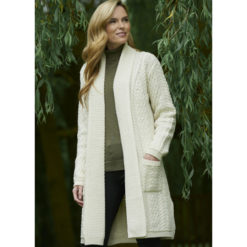 Shawl Edge to Edge Cardigan 100% Merino Wool Made in Ireland