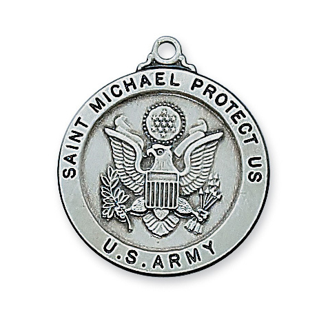 McVan Army St Michael Sterling Silver Protect Us