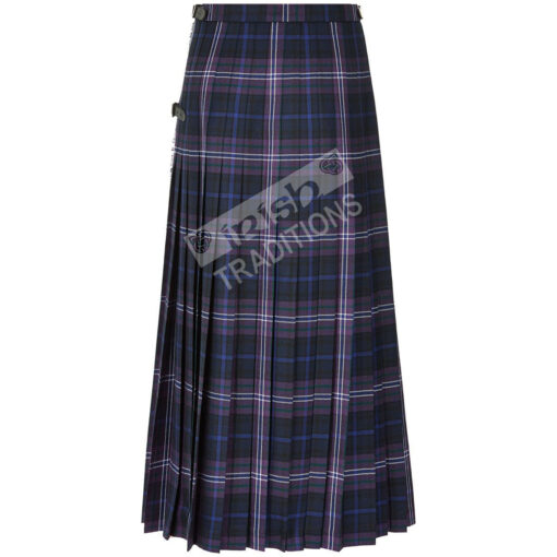 Ladies Scottish Tartan Hostess Skirt Back
