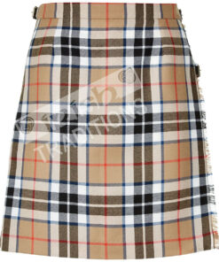 Tartan Kilt Mini Skirt Thompson Camel Example