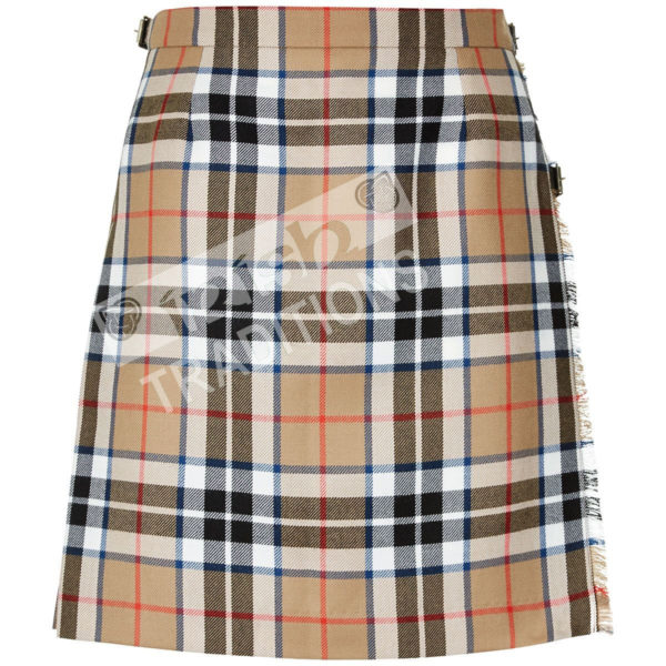 Tartan Kilt Mini Skirt Thompson Camel Example