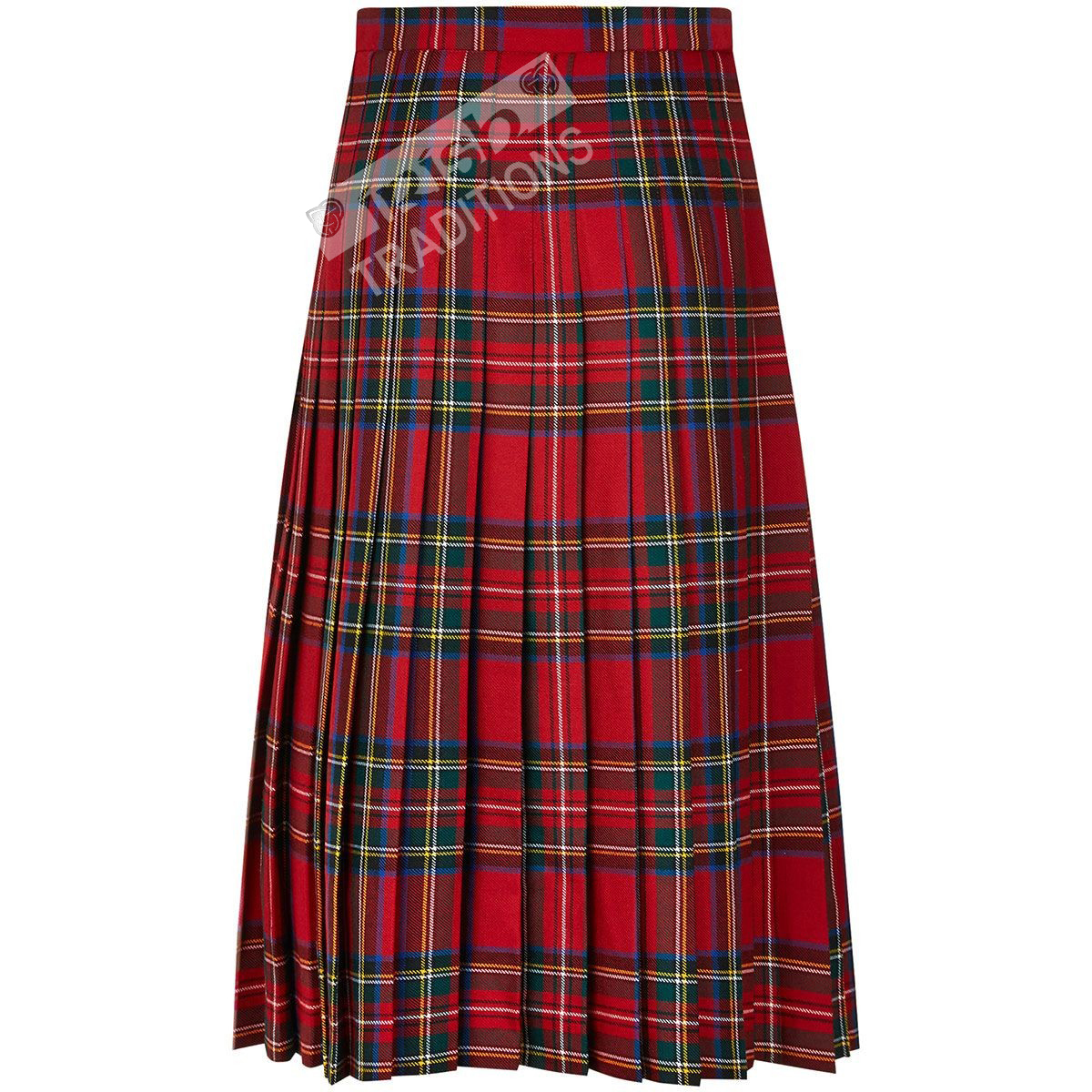 New Ladies Scottish 20" Knee Length Kilt Mod Skirt Range of Tartans Size 6-18 