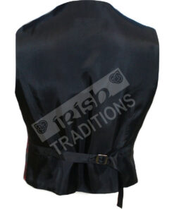 Fitted Back Men's Tartan Vest Wool Reiver Lightweight Fabric Custom Made Scotland