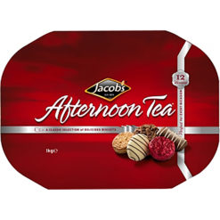 Jacob's Afternoon Tea Biscuit Tin Christmas Food Ireland