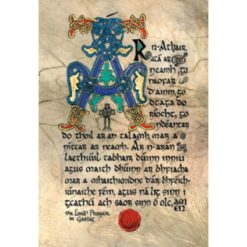 Gaelic Lords Prayer Iluminated Print