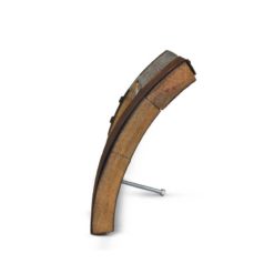 Bilge Whisky Frame Reclaimed Oak Whisky Barrel Freestanding Photo Frame Side View