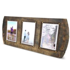 Barrel Head 3 Picture Frame Whisky Frames