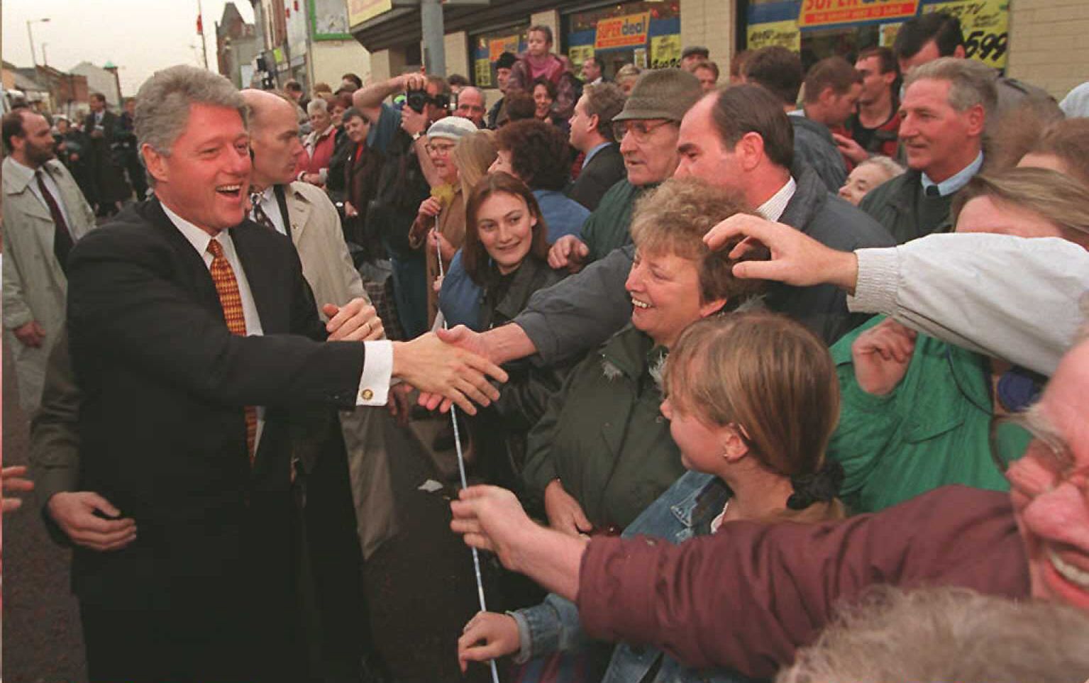 President Clinton In Northern Ireland, Peace Talks