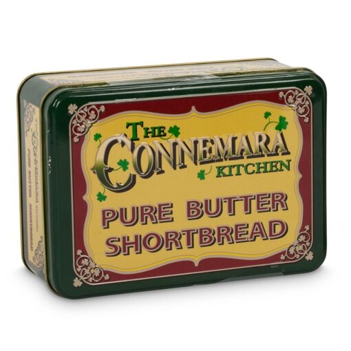 Connemara Kitchen Butter Shortbread in a decorative tin