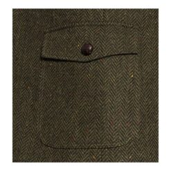McDonagh Green Irish Tweed Heritage Jacket Pocket Details
