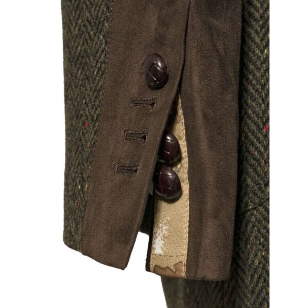 McDonagh Green Irish Tweed Heritage Jacket Cuff Details