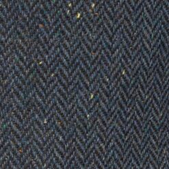 WB Yeats Poets' Series Blue Herringbone Irish Tweed Detail