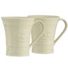 Belleek China Set of 2 Claddagh Mugs
