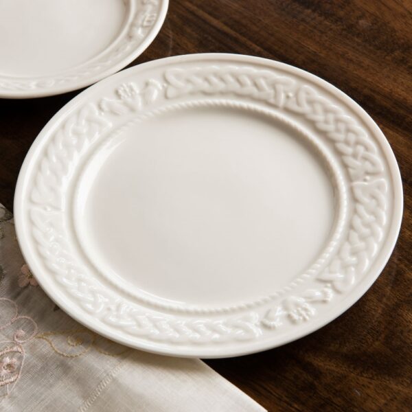 Belleek China Claddagh 9 inch Accent Plate Modeled