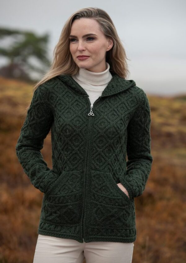 Diamond Knit Hoody