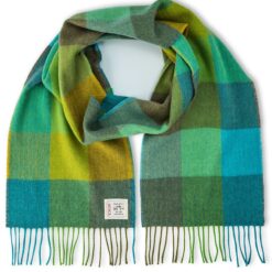 Green Fields Merino Woven Wool Scarf
