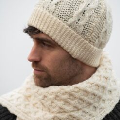 Natural Classic Honeycomb Merino Hat