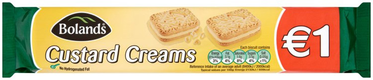 Bolands Custard Cream Biscuits 150 G • Irish Traditions A Tipperary Store • Fine Ts In The