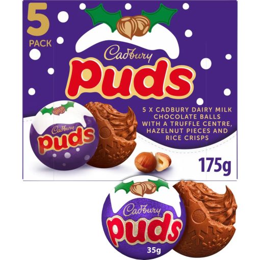 Cadbury Dairy Milk Chocolate Christmas Puds 5 Pack 175g