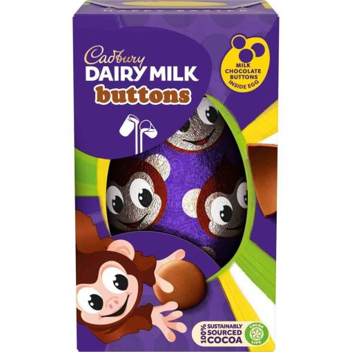 Cadbury Dairy Milk Chocolate Buttons Egg 98g - Image 2