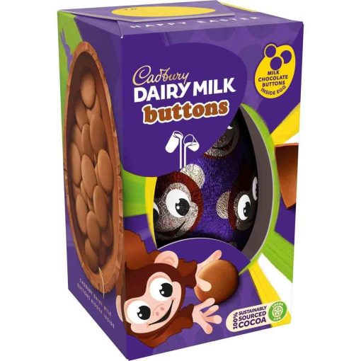 Cadbury Dairy Milk Chocolate Buttons Egg 98g - Image 3