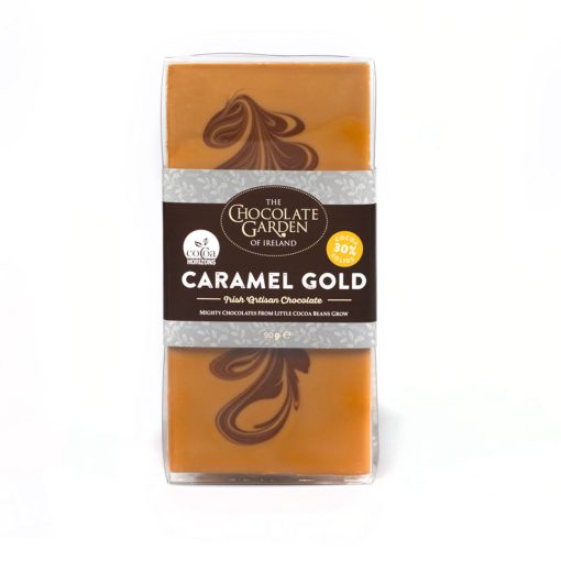 The Chocolate Garden Caramel Gold Artisan Chocolate Bar 90g