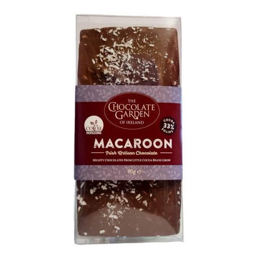 The Chocolate Garden Macaroon Gourmet Chocolate Bar 90g