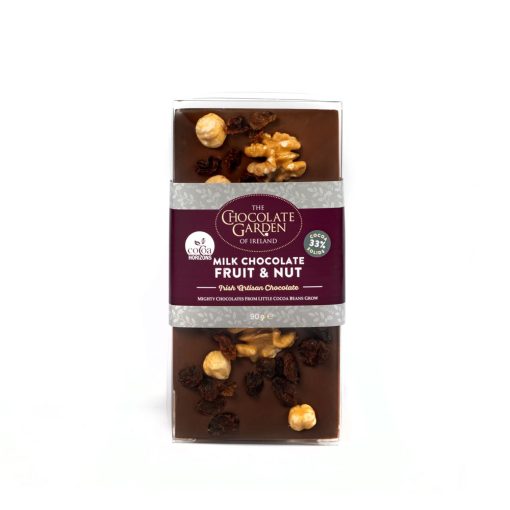 The Chocolate Garden Milk Chocolate Fruit & Nut Bar 90g