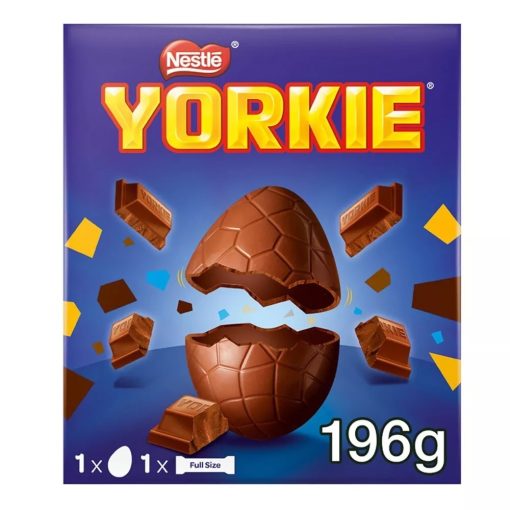 Nestle Yorkie Milk Chocolate Large Easter Egg 196g