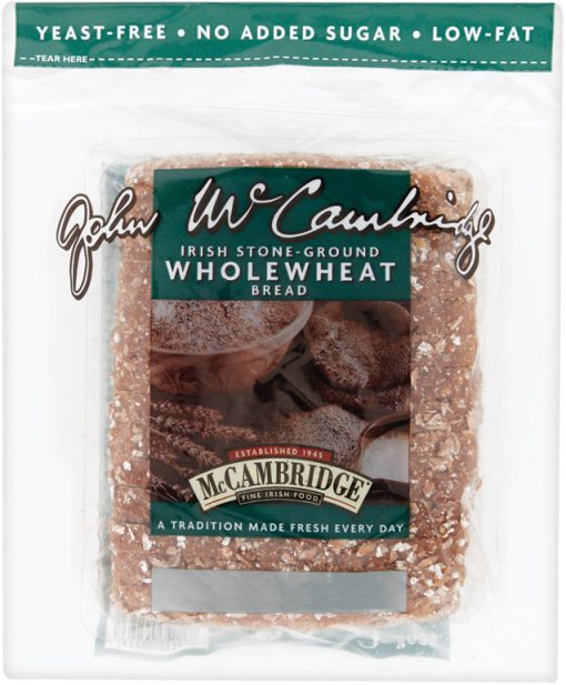 McCambridge Irish Stoneground Wholewheat Brown Bread 500g