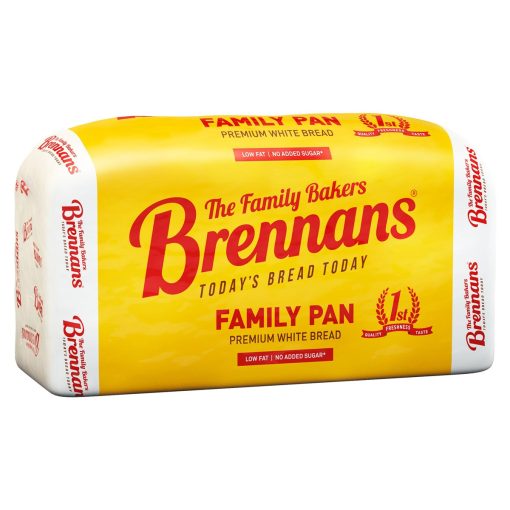 Brennans Family Toast Pan Premium White Bread 800g