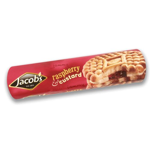 Jacobs Raspberry & Custard Cream Biscuits 200g