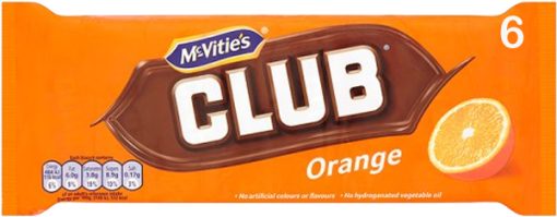 McVities Club Orange Chocolate 6 Pack 132g - Image 3