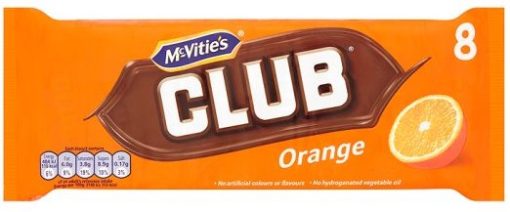 McVities Club Orange Chocolate 7 Pack 154g