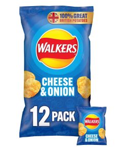 Walkers Cheese & Onion 12 Pack 300g
