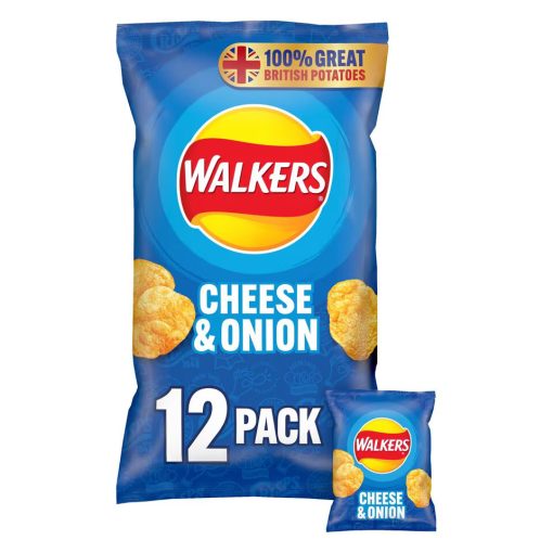 Walkers Cheese & Onion 12 Pack 300g