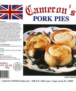Cameron's Pork Pie 4 Pack 510g