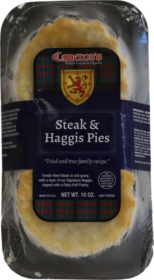 Cameron's Steak & Haggis Pies 2 Pack 285g