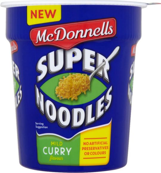 McDonnells Super Noodles Curry Pot 65 g