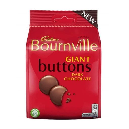 Cadbury Bournville Dark Chocolate Giant Buttons