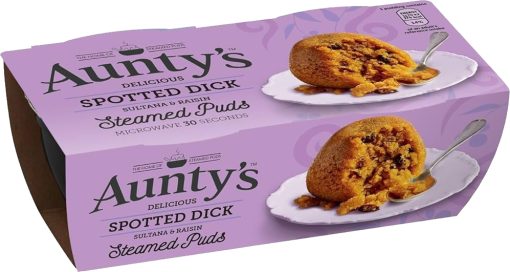 Aunty's Spotted Dick Steamed Puds 190g