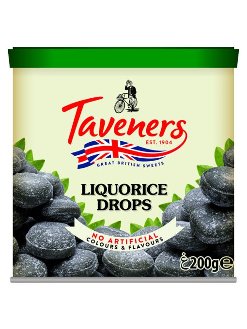 Taveners Licorice Drops 200g