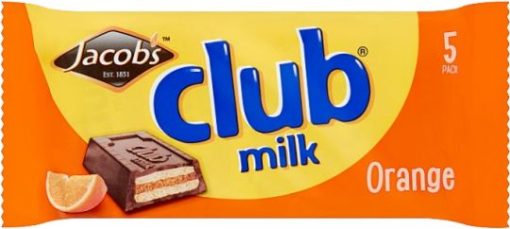 Jacobs Club Milk Orange 5 Pack 120g