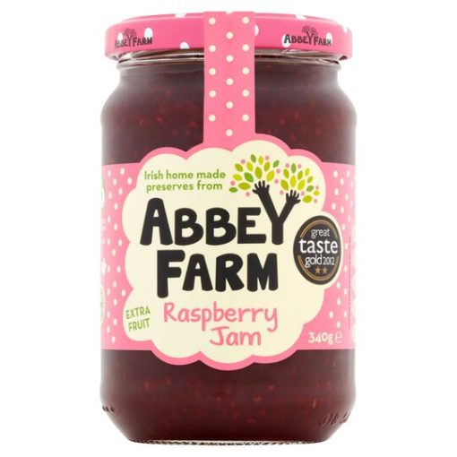 Abbey Farm Raspberry Extra Fruit Irish Jam 340g